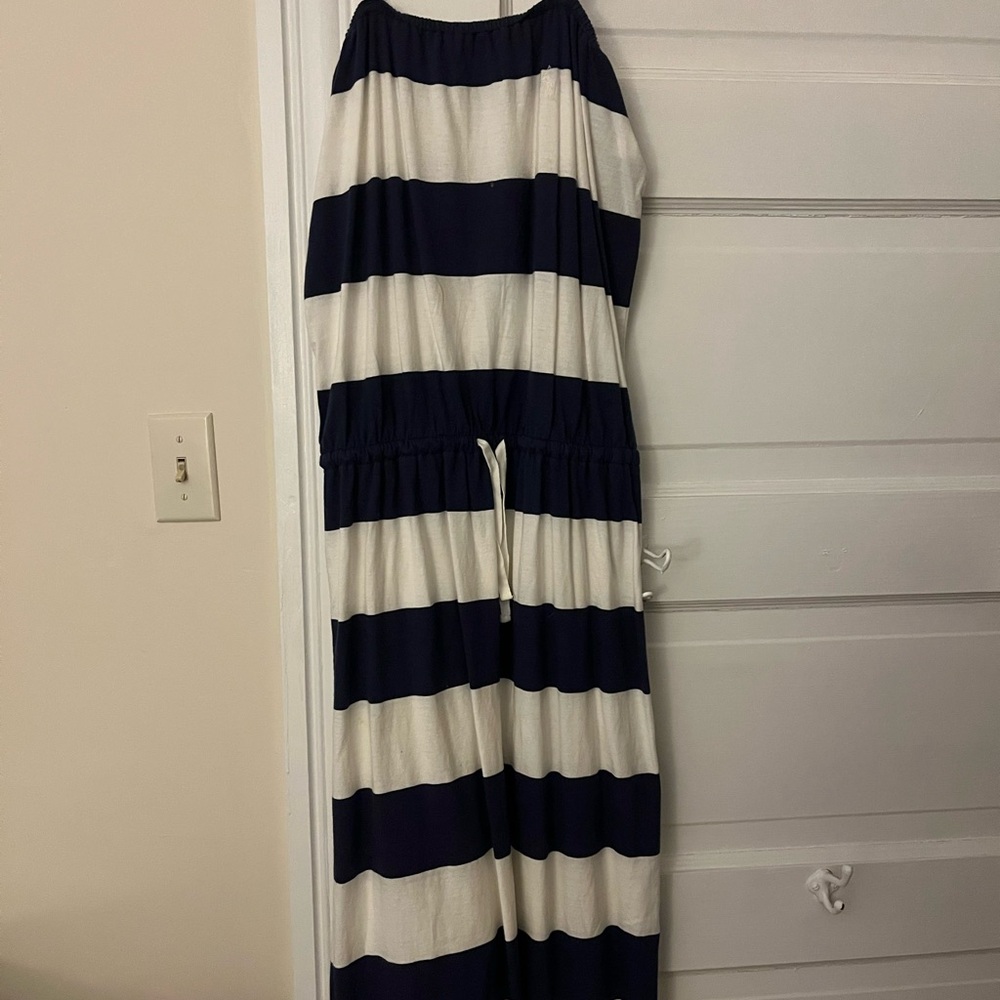 Ralph Lauren Navy and White Dress